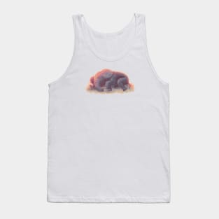 Baby Elephant Sleeping Tank Top